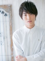 トニーアンドガイメン ホテル京阪仙台店(TONI&GUY MEN) 厚めバングが新鮮！黒髪ショートウルフa