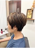 ショートボブ