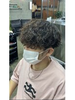 【Lond GULLMANHide】MEN'S HAIR/波巻きパーマ/マッシュ/メンズ