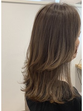 ムニ(MUNI) ＊レイヤーロング×ベージュカラー＊