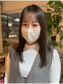 透明感カラー 艶髪 ロングレイヤー