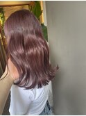 【ブリーチなし】コーラルpink