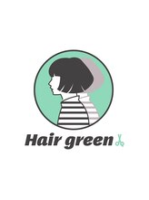 Hair green