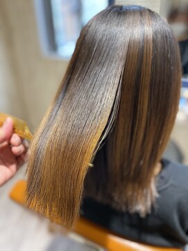 シャルマン 六町(CHARMANT) 大人かわいい光り輝く髪質改善ヘアエステ小顔美髪グレージュ