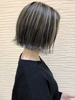 モリオ フロム ロンドン サッポロファクトリー店(morio FROM LONDON)&nbsp;【morio】札幌ボブ　ぱつっと外ハネハイライトボブ