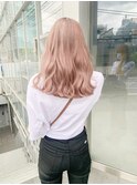 コーラルピンクベージュ