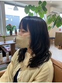 縮毛+コテパーマ