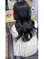 イオエ(ioe)&nbsp;黒髪/ボブルフ/ネビージュ/小顔/ワンレン/髪質改善/グレージュ