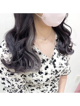 ランテルディ 渋谷(LANTERDIT) 【LANTERDIT】イヤリングカラーエクステ♪ダークグレージュ/Risa