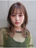 【GEEKS渋谷】小顔ウルフ/ナチュラルレイヤー/20代30代/夏カラー