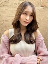 ルームバイシー 新宿(Loom. by Sea)&nbsp;韓国風前髪/シルキーベージュ/斜めバング/グレージュカラー