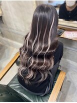 ルフレ 新宿本店2nd(Reflet)&nbsp;プルエクステでハイライトロング