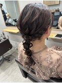 ヘアセット/ヘアアレンジ/暗めカラー/ダークアッシュ