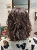 ミディアムパーマ