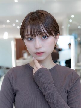 イオ 本厚木(io) 20代30代大人かわいい丸みショートナチュラルカラーフルバング