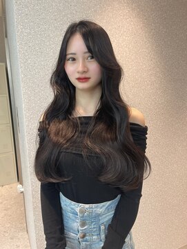 天神美容室 『福岡美容室/ayana』黒染めは使わない地毛風カラー