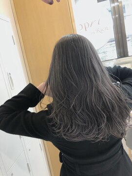 ルッソリベラ 池袋(Lusso libera) グレージュアッシュ×レイヤーロング　池袋/30代40代50代