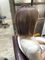 ミリ 千歳烏山(Mili CARE&SPA)&nbsp;パッツンボブ×ハイトーンベージュ