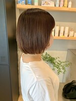 ホーム(HOME)&nbsp;【HOME 下北沢】軽すぎず重すぎずの切りっぱなしボブ
