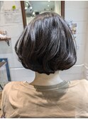 くせを活かしたボブ