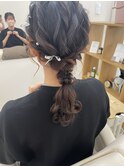 短めさんも可愛く編みおろし♪