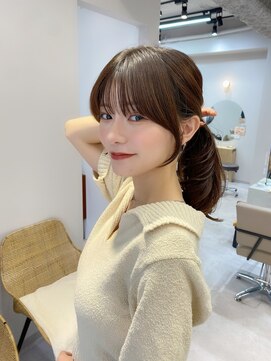 モク 立川(moc) moc style 立川/韓国/ブリーチ/髪質改善/前髪/顔まわり/レイヤー