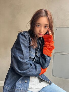 メーヴェ(Mowen) mowen×レイヤーカット×ウォームブラウン