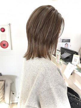 バブ バイネオリーブ(Bab by neolive) 白髪ぼかしハイライト/小顔/ワンレン/ボブルフ