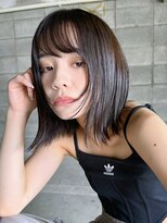 ハピネス 河原町店(Happiness)&nbsp;暗髪　外ハネボブ　京都美容室　進詩織