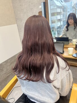 エイム(AiM) ピンクベージュ/ピンク/中明度カラー/ブリーチカラー/艶カラー