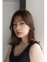 ロウ 銀座(RAW)&nbsp;外ハネ　ロブ　銀座　ワンカール　ボブ