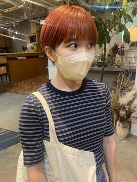 モーブ(MAUVE) 【HANAE】ビタミンなオレンジカラー