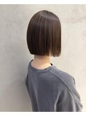 髪質改善ストレート/ハイライトカラー