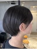 レディースコンパクトショートマッシュショート黒髪