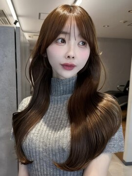 ビューレイギンザ(VIEW LEI GINZA) 韓国ウェーブヘア前髪カットレイヤーカット髪質改善銀座