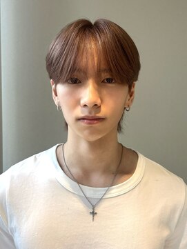 ノラギンザユー(NORA GINZA/U) メンズヘアシースルーマッシュブラウン茶髪チョコブラウン