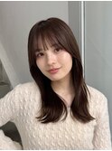 レイヤー/セミロングボブ髪質改善縮毛矯正白髪ぼかしショート