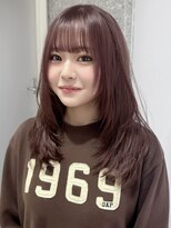 サンク 原宿 表参道(cinq) モカベージュヘーゼルベージュハッシュカットバタフライカット