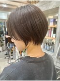 似合わせカット/ダークアッシュ/ショート