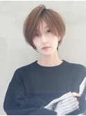 大人ガーリー/ダークアッシュ/似合わせ/レイヤーショート☆250