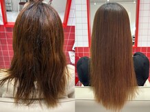 ぷてぃ(petit)の雰囲気（どちらもBefore♪通うたびに美髪に［髪質改善カラー/髪質改善］）