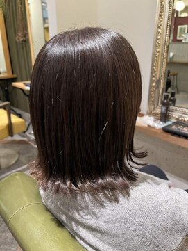 ムーン(moon) ピンクベージュ/アンブレラカラー/クールショート/前髪/武蔵小杉