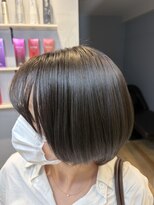 ベルベットヘア 千早店(Velvet hair)&nbsp;スモーキーグレージュ×オージュアトリートメント
