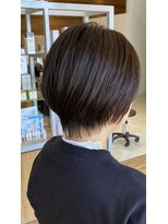 リーク(LEEK)&nbsp;白髪ぼかしカット！ショートボブ！