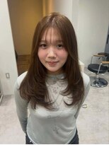 ソヨン 心斎橋店(SOYON)&nbsp;ブリーチなしダブルカラーでヘーゼルベージュ
