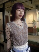 ハー(her)&nbsp;ワンブリーチでできるパープルカラー