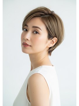 プラグ ヘアーデザイン 大名店(PLUG hair design) 丸みショート