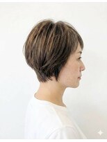 チチョ(chicho)&nbsp;大人ショート//白髪ぼかし//白髪いかし//丸みショート//スッキリ