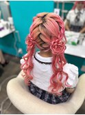 お花ツインテール