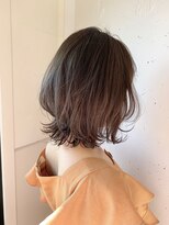 ヴェイン 渋谷(vain)&nbsp;【vain#Bリアルお客様style】外ハネが可愛いミディアムウルフ